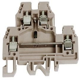DKC ZDS130GR DAS.4/LGR, 2х уровневый проходной зажим серый от поставщика КабельСпецСтрой DKC ZDS130GR DAS.4/LGR, 2х уровневый проходной зажим серый от поставщика КабельСпецСтрой