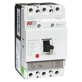 Выключатель автоматический 160А 3П трехполюсный AV POWER-1/3 35kA TR AVERES mccb-13-160-TR-Аv EKF от поставщика КабельСпецСтрой