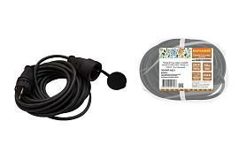 Удлинитель-шнур силовой каучук КГ IP44 штепс. гнездо с/з, 3700 Вт 10м Народный от поставщика КабельСпецСтрой