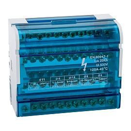 Шина «N» нулевая на DIN-рейку в корпусе-4х11групп-КЭАЗ от поставщика КабельСпецСтрой