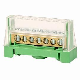 DKC T1615 Клеммная колодка соединительная 1р 15х5,3мм цвет зеленый от поставщика КабельСпецСтрой