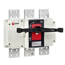 Рубильник-выключатель 1250A 3P c рукояткой управления для прямой установки PowerSwitch psds-1250-3 EKF PROxima от поставщика КабельСпецСтрой