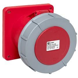 Розетка кабельная силовая стационарная внутренняя 3442 3Р+РЕ 125А 380В IP67 ps-3442-125-380 EKF PROxima от поставщика КабельСпецСтрой